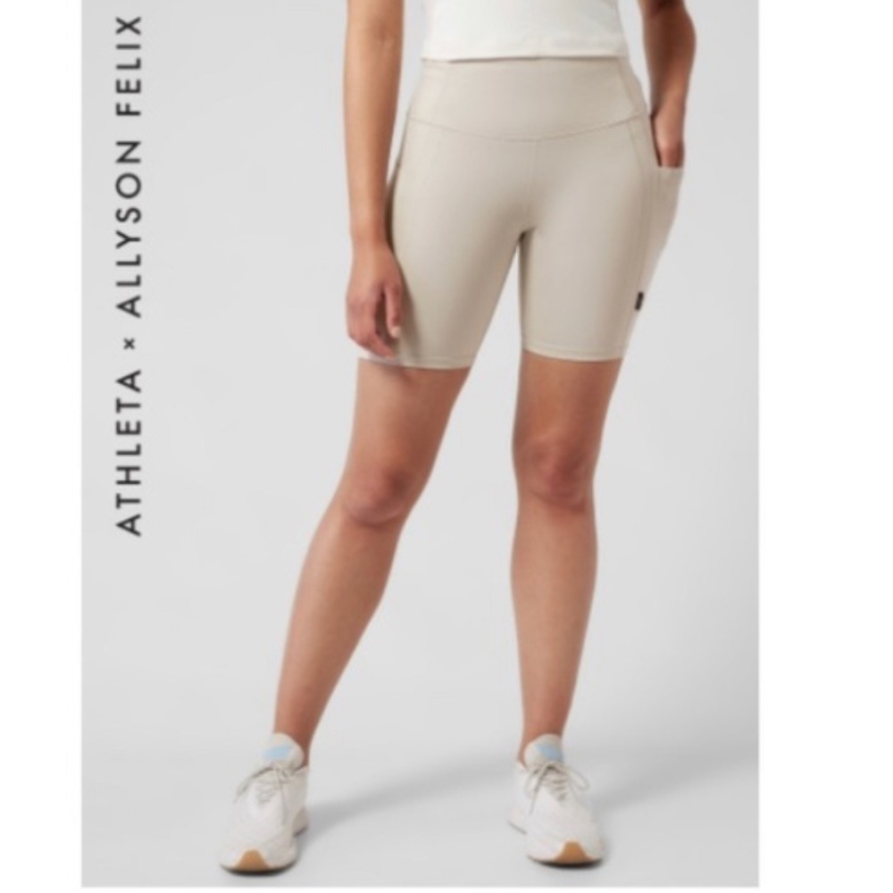 Athleta Biker Shorts x Allyson Felix sz XS #F